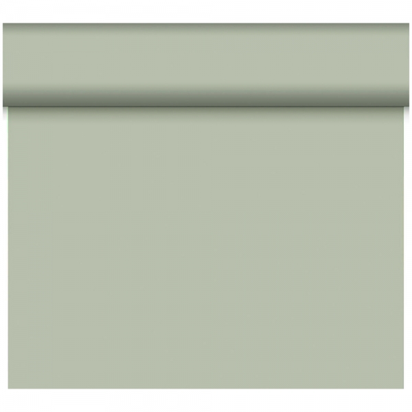 24 Meter Rolle Duni Dunicel Tischläufer, Tête-à-Tête in Pistachio Green, 40 cm Breite.