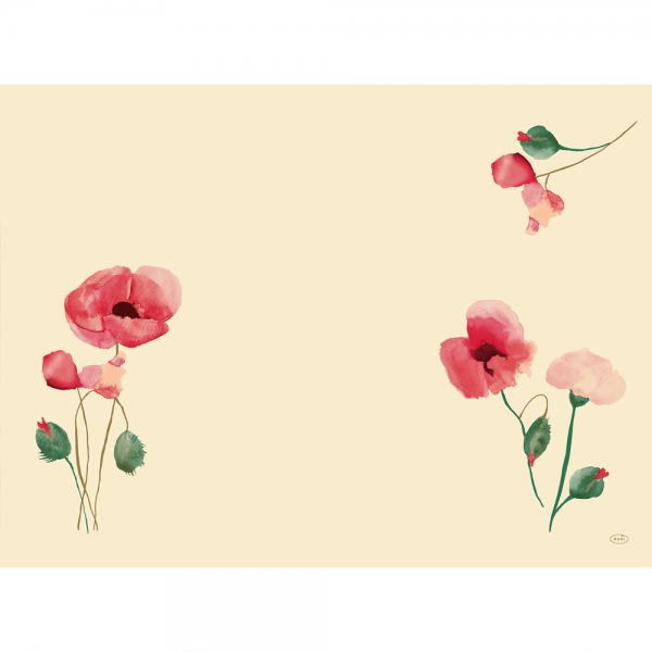 Duni Bio Dunicel® Tischsets Poppy Charm, 30 x 40 cm.