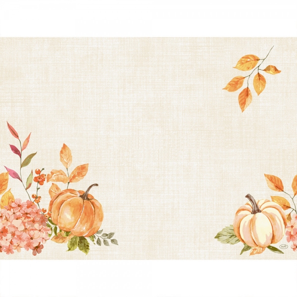 Bio Dunicel® Tischsets Spicy Pumpkin, 30 x 40 cm.