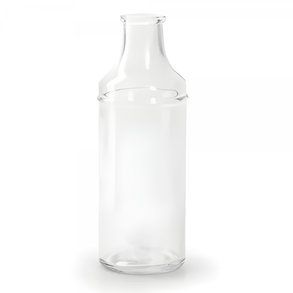 Glas Flaschen Väschen Linea, klar, 19 cm.