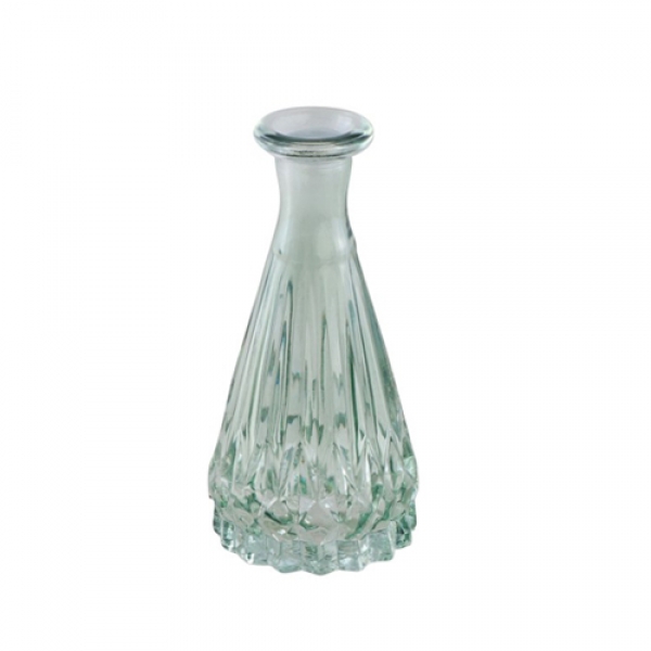 Mini Glas Flaschen Väschen Classy in Eukalyptus, 10,5 cm.