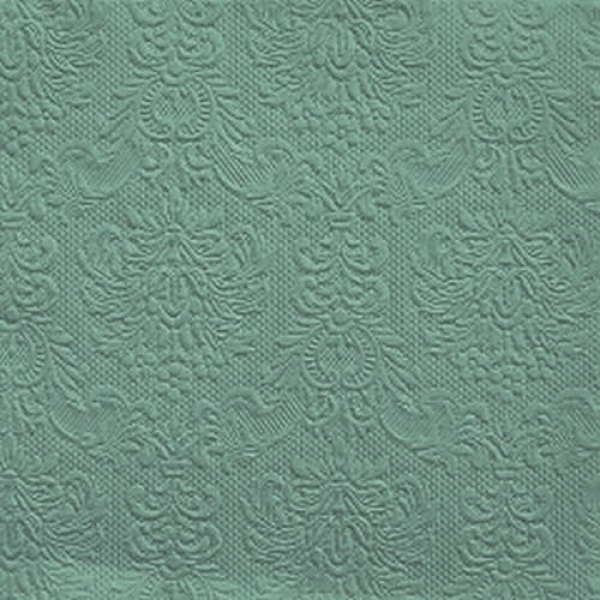 15er Pack Servietten Elegance in Salbei, 33 x 33 cm.