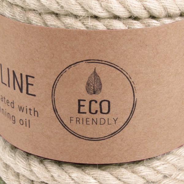 5 Meter Sizo®Jute Kordel in Creme, 7 mm.