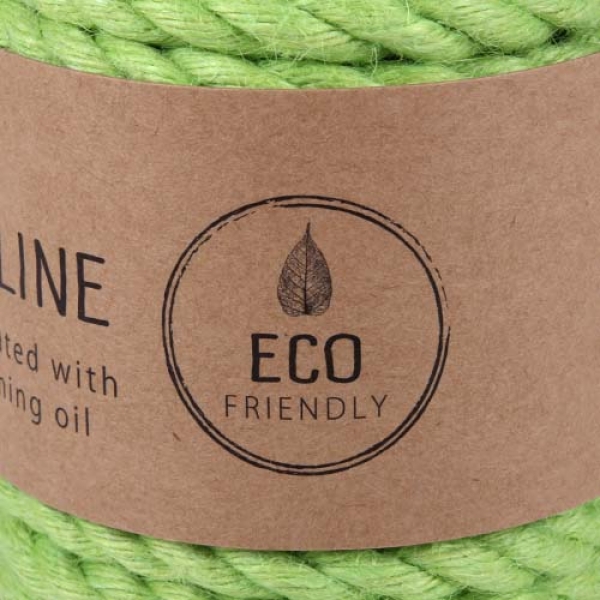 5 Meter Sizo®Jute Kordel in Kiwi, 7 mm.