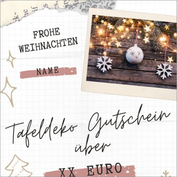 afeldeko Geschenkgutschein Design 6