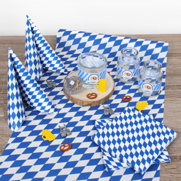 40-teiliges Tischdeko Paket Einschulung, Schulanfang, Schuleinführung