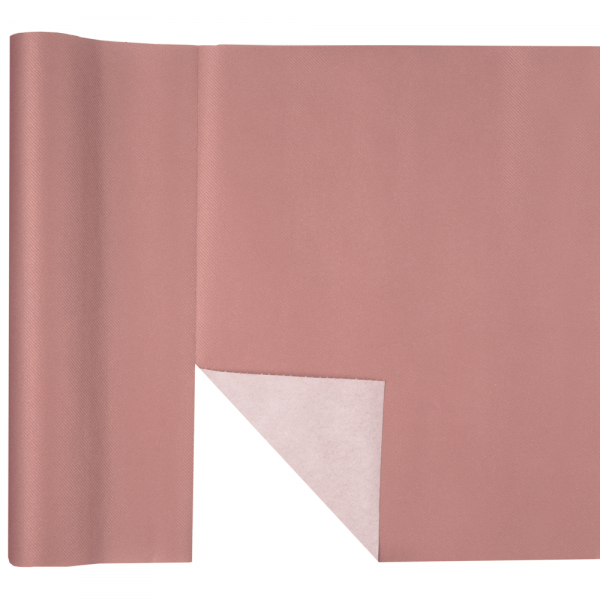 4,8 Meter Rolle Airlaid Tischläufer in Roségold, 40 cm Breite.