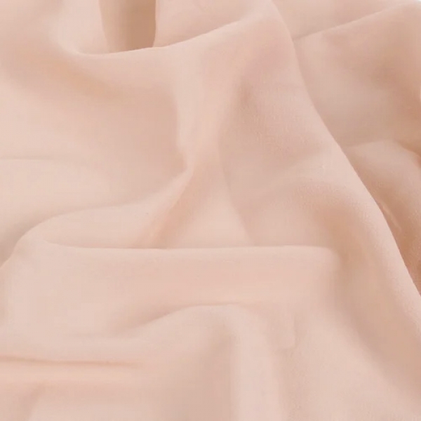 3 Meter Chiffon Tischläufer, hauchdünn, in Peach, 35 cm.