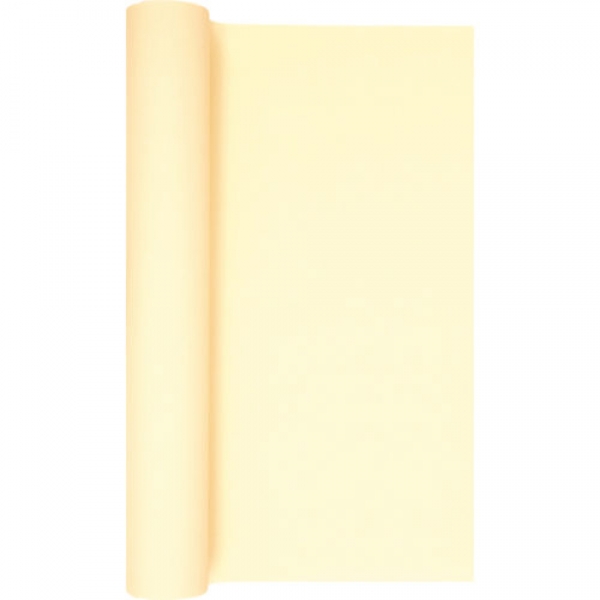4,9 Meter Papier Tischläufer in Creme, 40 cm.