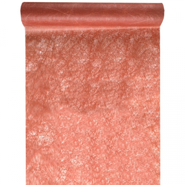 5 Meter Vlies Tischläufer in Terracotta, 30 cm.