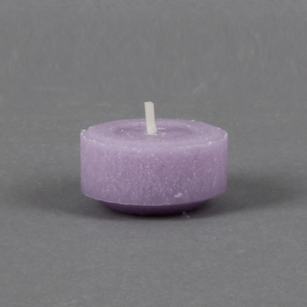 Duftteelicht Vanille-Lavendel, Wachsrohling für Refill System Hülle.